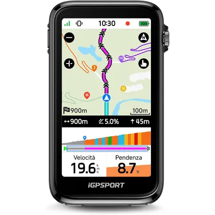 iGPSPORT BiNavi Ultra - Ciclocomputer GPS con mappe offline e touchscreen da 3,7 pollici