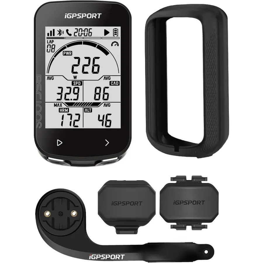 iGPSPORT BSC100S - Ciclocomputer GPS con display da 2,6 pollici e oltre 40 dati