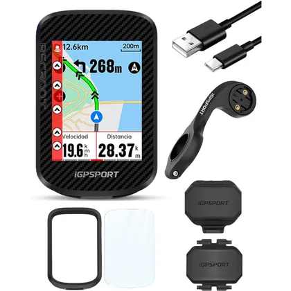 iGPSPORT BSC300T - Ciclocomputer GPS con navigazione su mappa a colori e display touch